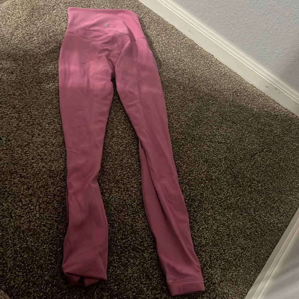 Lululemon light pink size 0 leggings